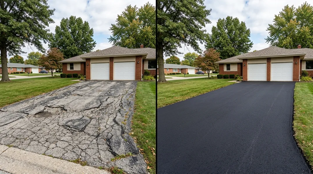 Result asphalt paving in Champaign - Champaign Asphalt Paving
